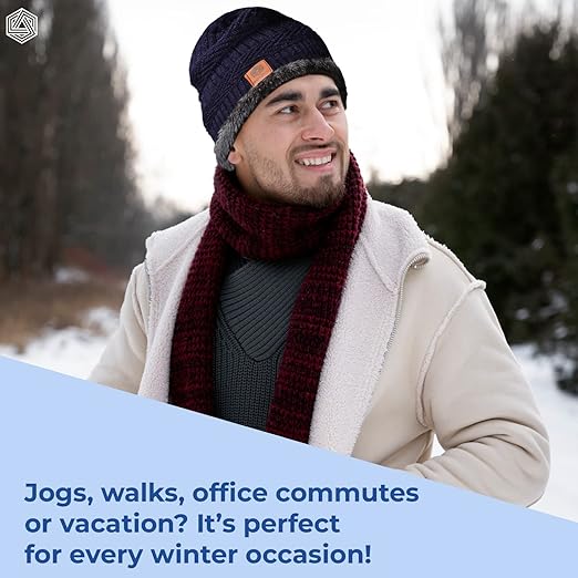 Premium woolen cap , muffler & gloves for men & women