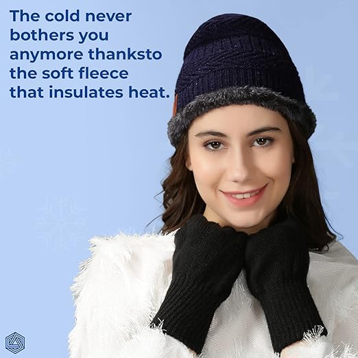 Premium woolen cap , muffler & gloves for men & women